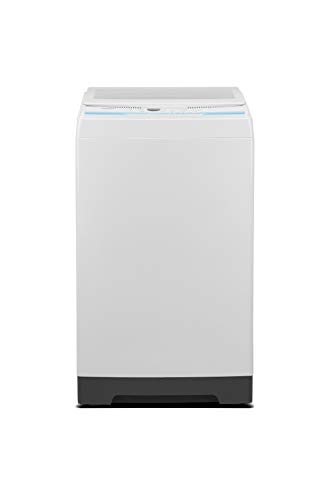 COMFEE’ 1.8 Cu.ft Portable Washing Machine, 11lbs Capacity Fully Automatic Compact Washer with Wheels, 6 Wash Programs Laundry Washer with Drain Pump, Ideal for Apartment, RV, Camping, Ivory White