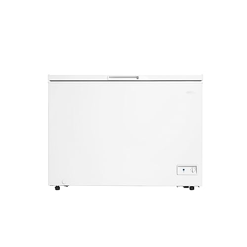 Danby DCF100A6WM 10.0 cu. ft. Square Model Chest Freezer DOE Front mounted mechanical thermostat: Easy to use, adjustable variable temperature range