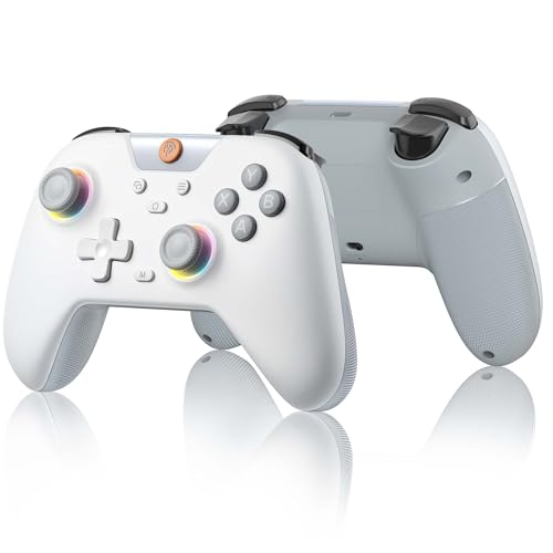 EasySMX X05 Wireless Controller for PC/Android/Steam Deck- Bluetooth Controller Gamepad with Hall Effect Joysticks and Trigger,Turbo,Rumble Vibration and RGB Lighting
