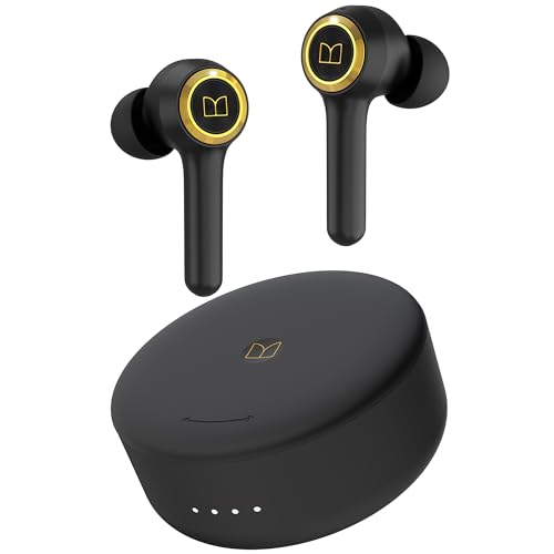 Monster Clarity 102 Plus Wireless Earbuds, Bluetooth Headphones with HiFi Stereo, 4 ENC Mic for Crystal Clear Call, 30H Playtime, Type-C Charging, IPX6 Waterproof in-Ear Ear Buds Earphones for Sports