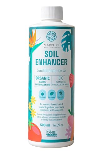 MARPHYL Organic Liquid Fertilizer – Indoor &amp; Outdoor House Plant Fertilizer - All-Purpose Nutrient-Rich Plant Food - Soil Enhancer for Garden, Flowers, Vegetables, Succulents, Bamboo, Hydroponics