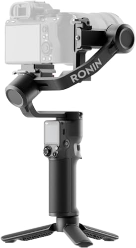 DJI RS 3 Mini, 3-Axis Mirrorless Gimbal Lightweight Stabilizer for Canon/Sony/Panasonic/Nikon/Fujifilm, 2 kg (4.4 lbs) Tested Payload, Bluetooth Shutter Control, Native Vertical Shooting