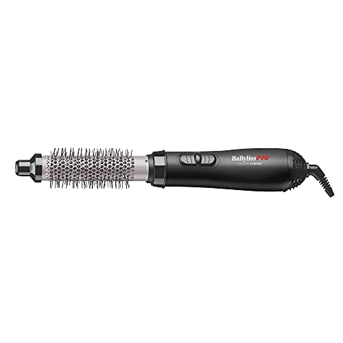BaBylissPRO Ceramix Xtreme Ceramic Hot Air Styler Blow out Brush for Volume and Waves, 1&quot; barrel
