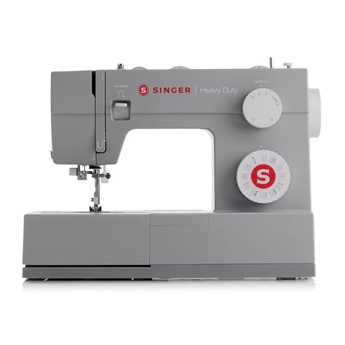 SINGER Heavy Duty 4452 High Speed Sewing Machine With Accessory Kit | Strong Motor with Enhanced Piercing Power, 110 Stitch Applications, Full Metal frame, 1-step Buttonhole &amp; LED Lights