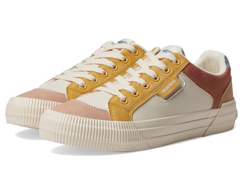 Rocket Dog Women&#039;s Cheery Plush Foam Comfort Sneaker, Block Tan Combo, 8