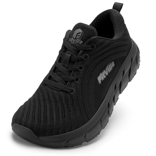FitVille Women&#039;s Wide Toe Box Road Running Shoes Wide Athletic Tennis Sneakers FlowCore Running Shoes V2