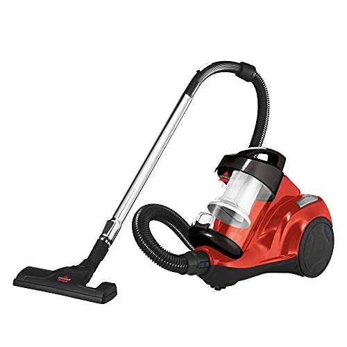 Bissell - Canister Vacuum Cleaner - Zing Bagless - Lightweight Compact - Straight Suction - Hard Floor and Low-Pile Carpet | 21565