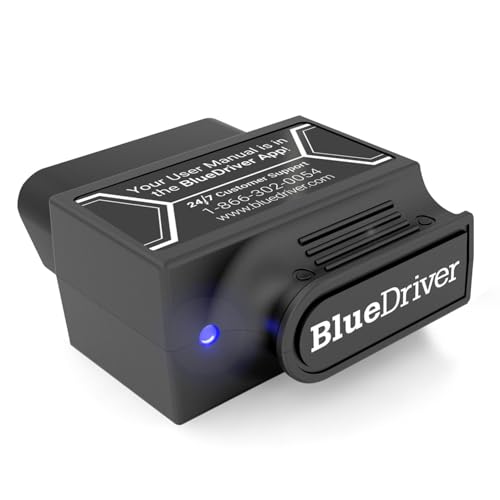 BlueDriver Bluetooth Pro OBDII Scan Tool for iPhone &amp; Android - No Subscription Fee - OBD2 Car Scanner and Code Reader - Diagnose Check Engine, ABS, SRS, Airbag &amp; 7000+ Issues on Vehicles 1996+