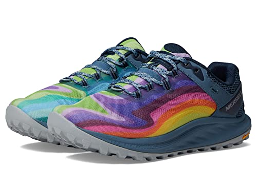 Merrell Women&#039;s Antora 3 Trail Running Shoe, Rainbow, 8 M US