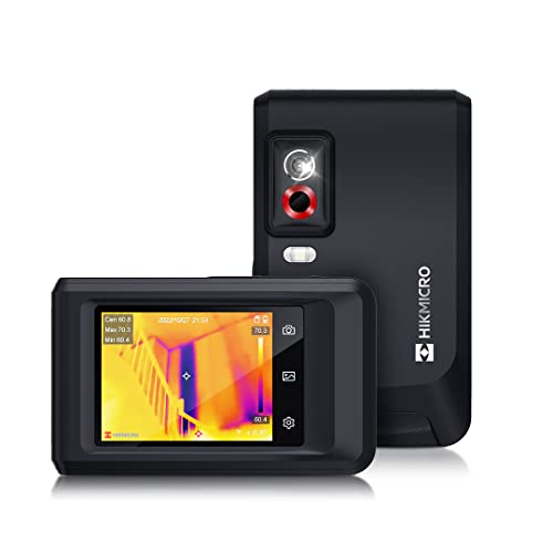 HIKMICRO Pocket2 256 x 192 IR Resolution Thermal Imaging Camera with 8MP Visual Camera, 25 Hz, Wi-Fi, 3.5&quot; Touch Screen Thermal Imager, IP54, -4°F~572°F